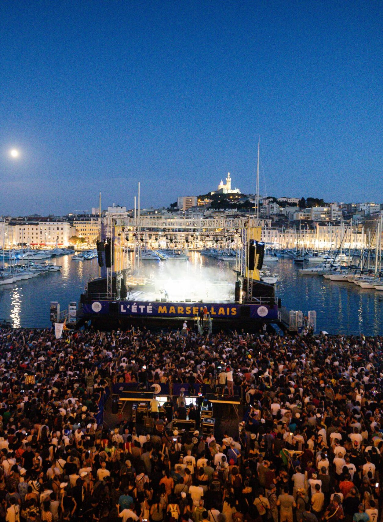 Concert du festival L’Été Marseillais sur le Vieux-Port
